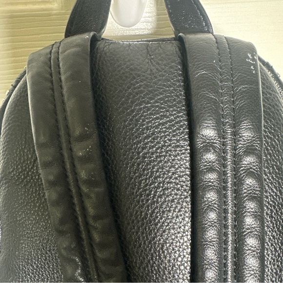 Marc Jacob’s Leather Domo Biker Studded Backpack Medium Zipper Y2K Vintage Moto - Picture 13 of 16